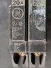 GENERAL ELECTRIC 20 Amp, 2 Pole, 120/240 volts Circuit Breaker THQP220