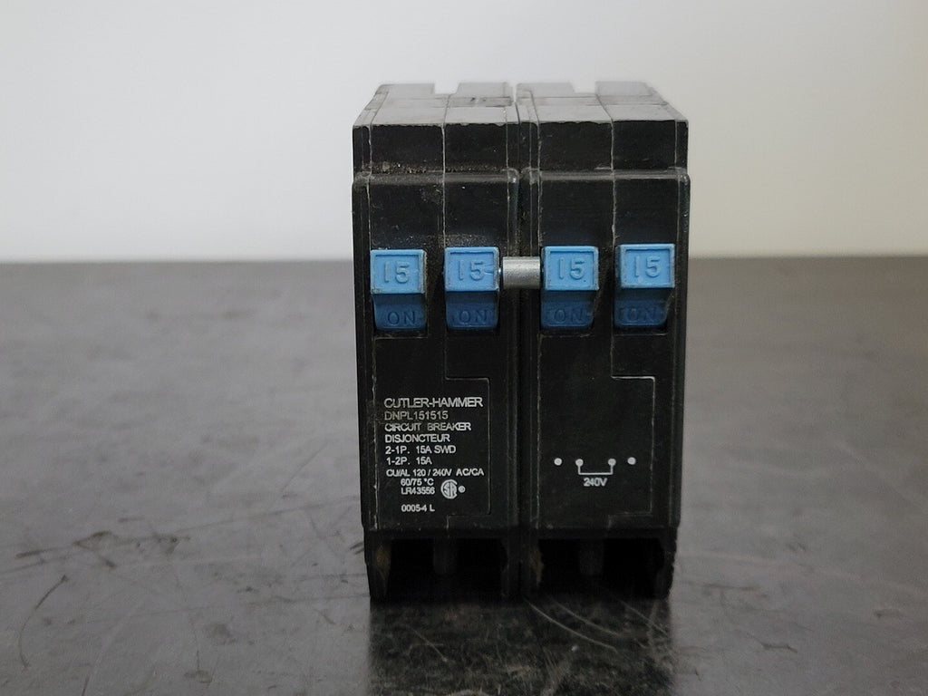 CUTLER-HAMMER 15 Amp Quad Pole Circuit Breaker DNPL151515