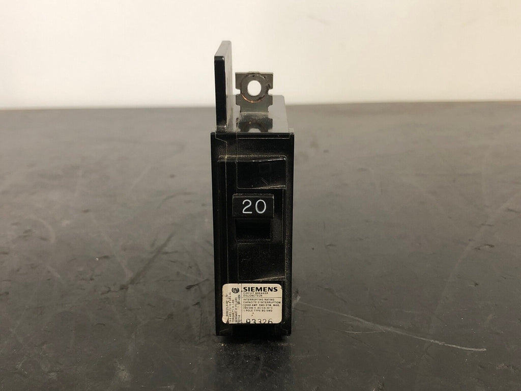 SIEMENS 20 Amp, 1 Pole, 120/240 volts Circuit Breaker BQ1B020