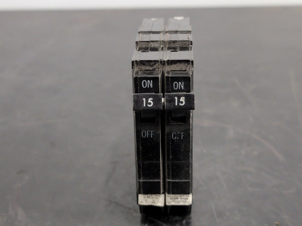 GENERAL ELECTRIC 15 Amp, 2 Pole, 120/240 volts Circuit Breaker THQP215