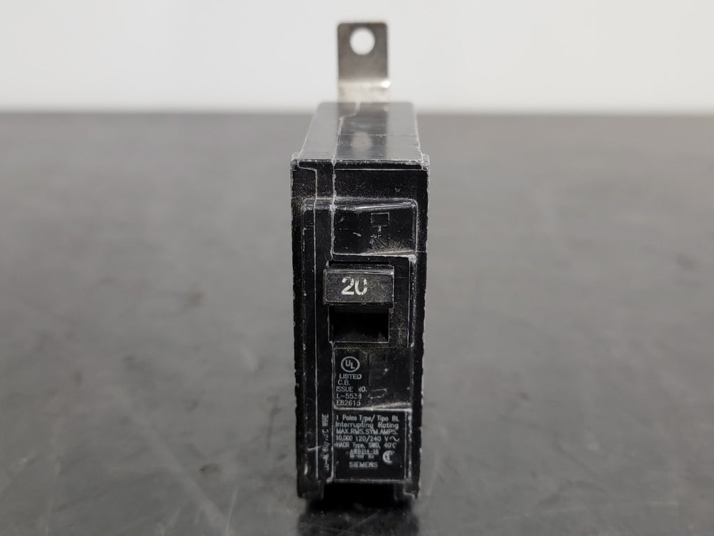 SIEMENS 20 Amp, 1 Pole, 120/240 volts Circuit Breaker B120