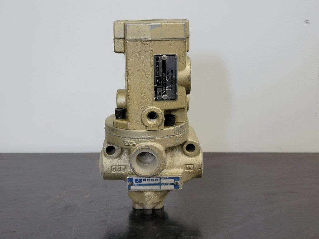 ROSS Normally Open Single Solenoid Pilot Inline Valve 2774A4011