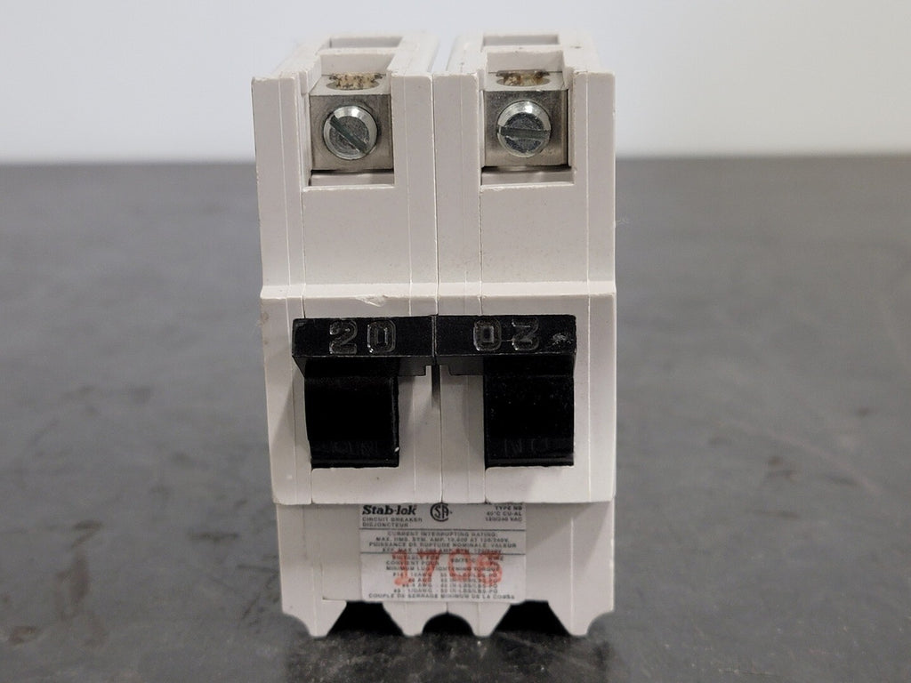 FEDERAL PIONEER 20 Amp, 2 Pole, 120/240 volts Circuit Breaker NB220