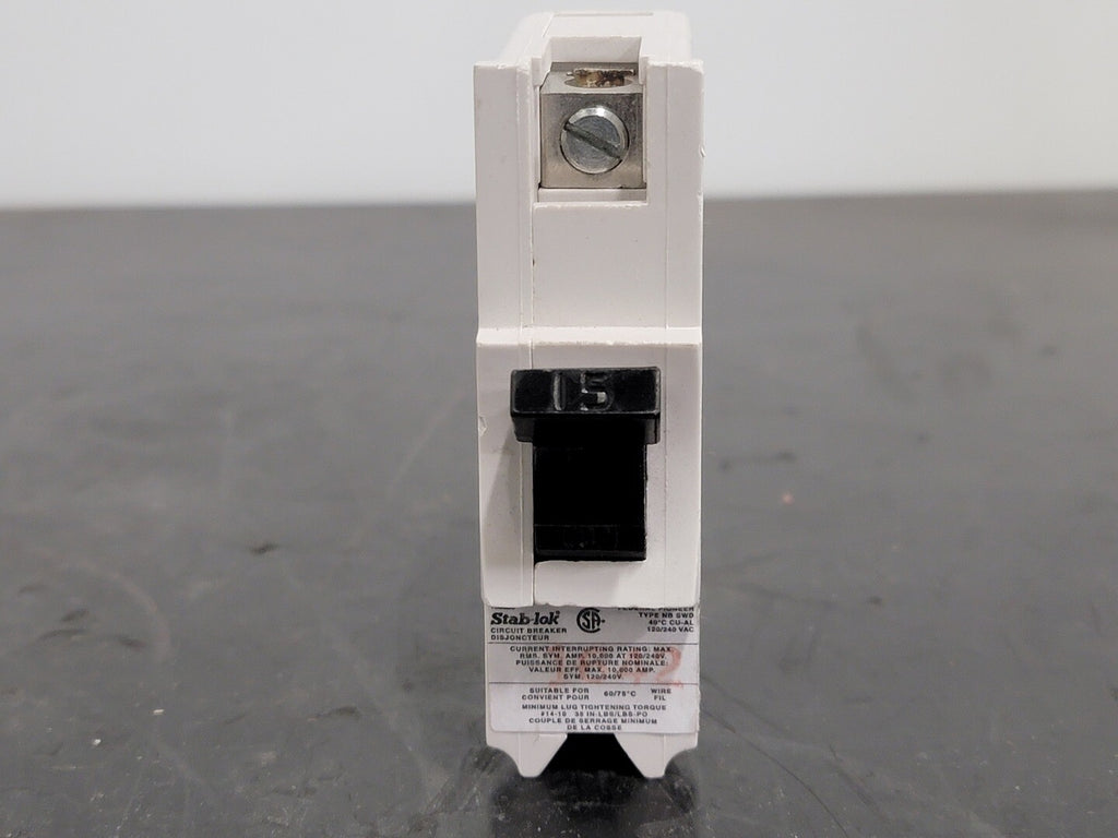 FEDERAL PIONEER 15 Amp, 1 Pole, 120/240 volts Circuit Breaker NB115