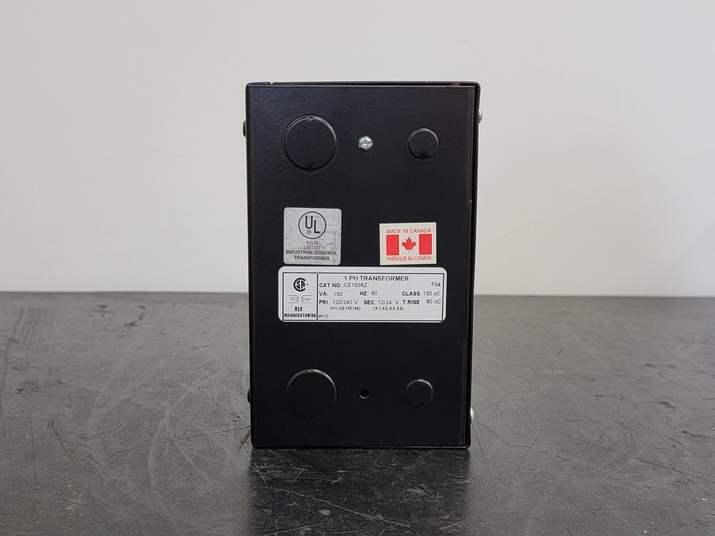 REX POWER MAGNETICS 150 VA Control Transformer, 120/240 pri. volts, 12/24 seco. volts CE150KZ