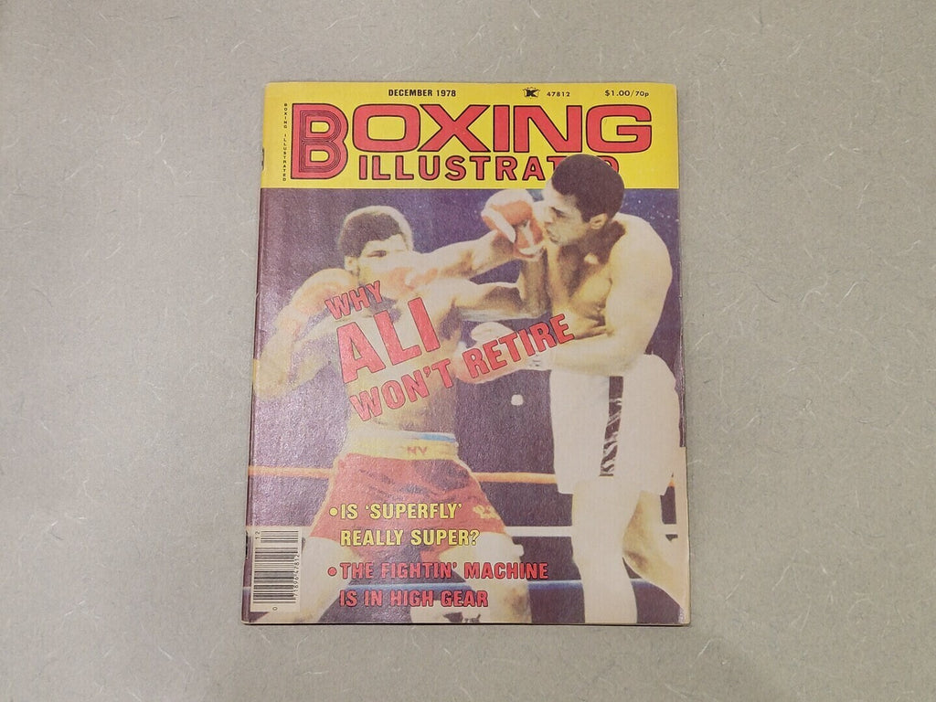 BOXING December 1978 Magazine Why Ali Won't Retire