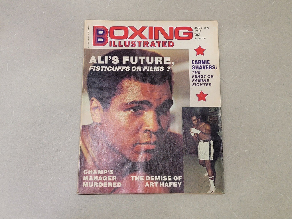 BOXING July 1977 Magazine Muhammad Ali Cover