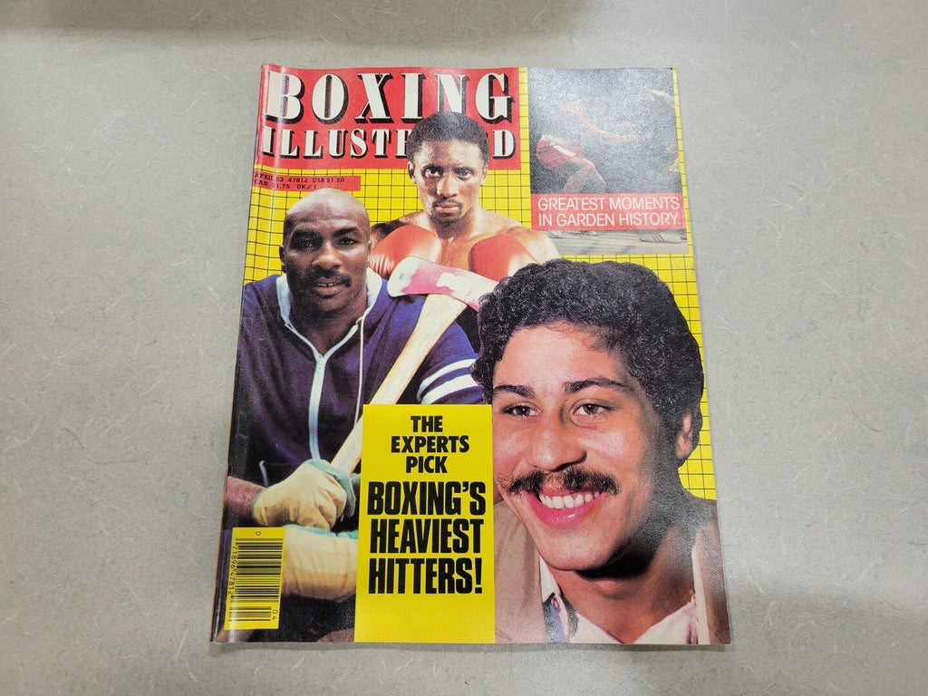 BOXING April 1983 Magazine The Experts Pick Boxing's Heaviest Hittest