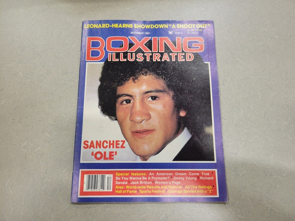 BOXING December 1981 Magazine Sanchez Ole Cover