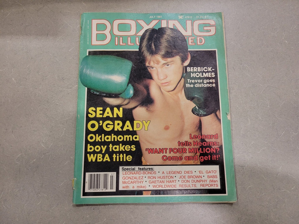 BOXING July 1981 Magazine Sean O Grady Cover