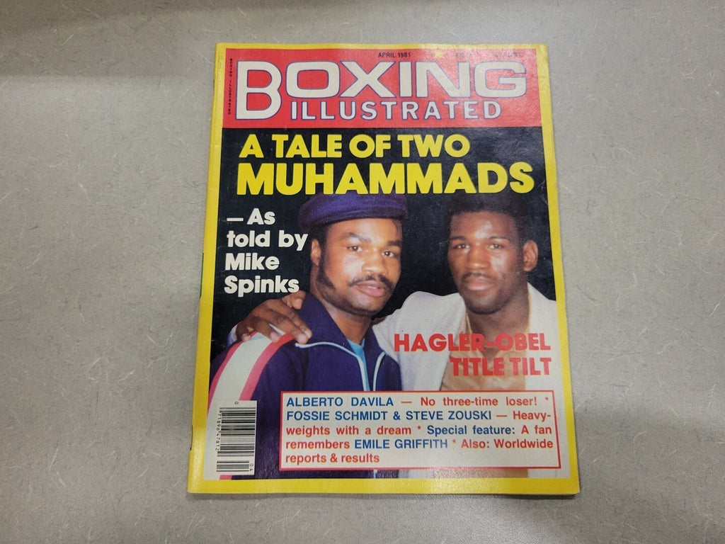 BOXING April 1981 Magazine A Tale of Two Muhammads