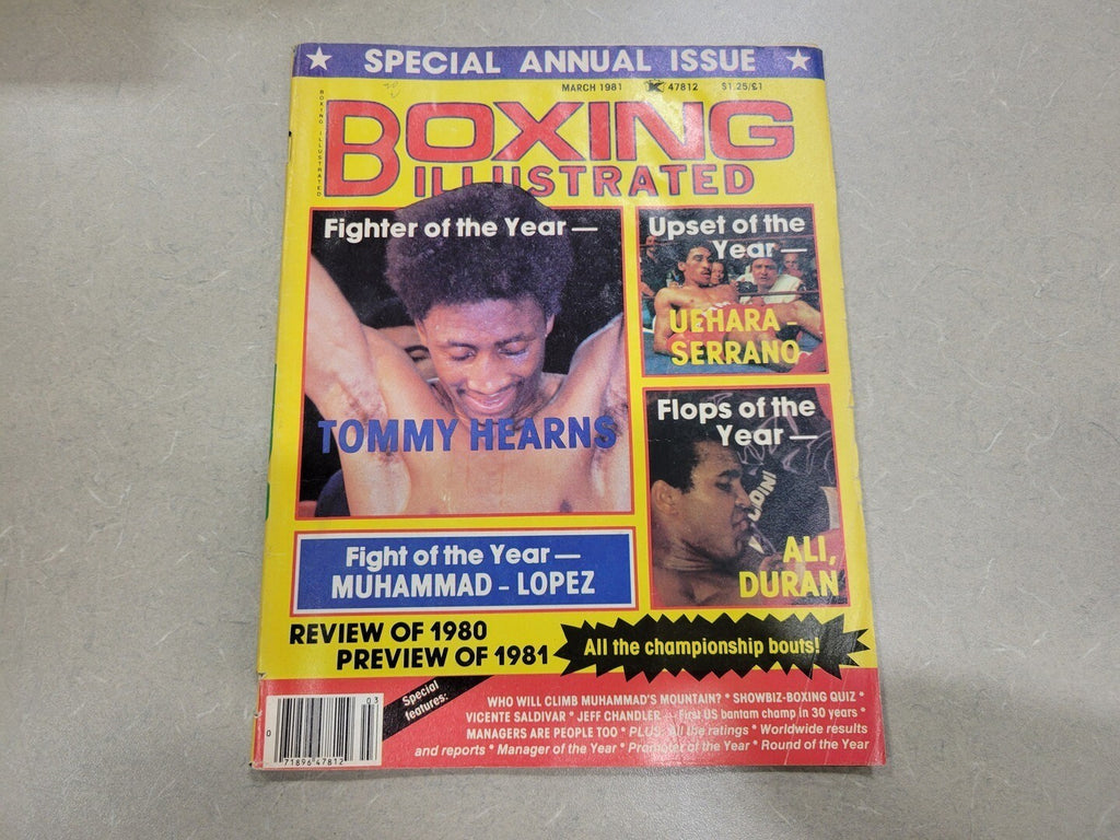 BOXING March 1981 Magazine Tommy Hearns Cover
