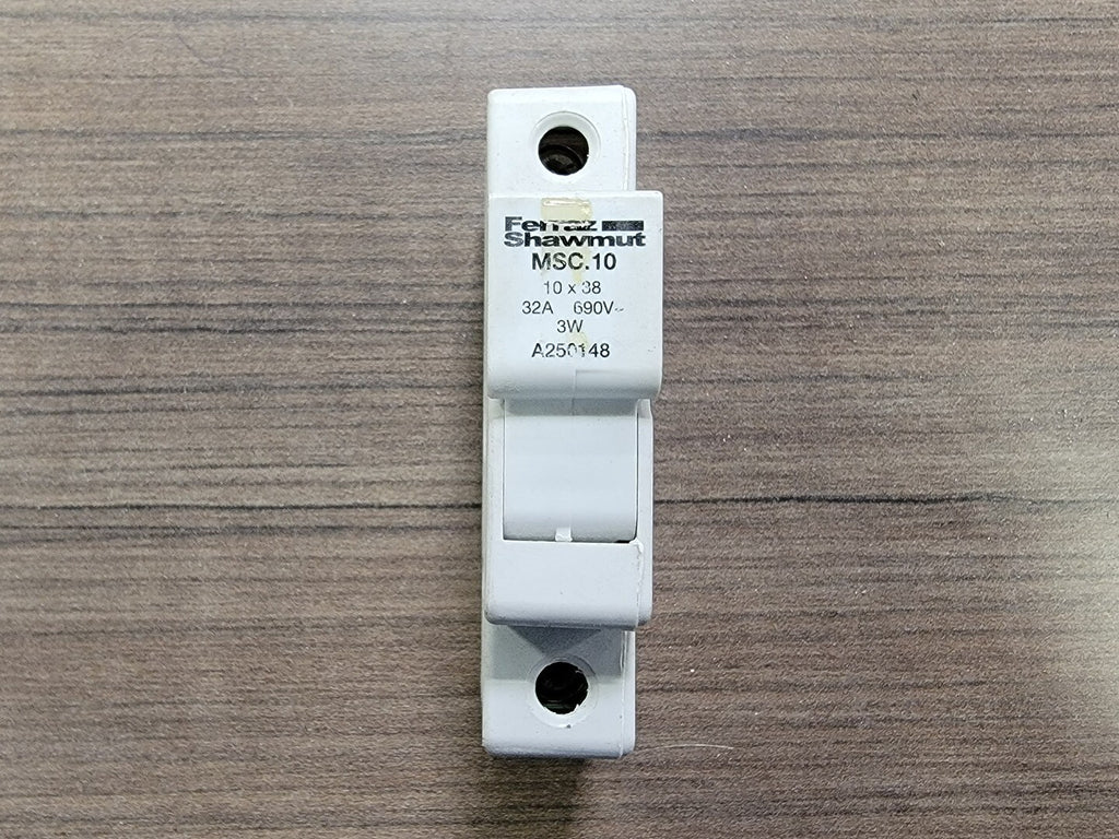 FERRAZ SHAWMUT 32A, 690V, 3W Single Pole Fuse Holder MSC.10