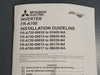 MITSUBISHI 250 hp Variable Frequency Drive, 600 V, 3-Phase w/ Line Reactor