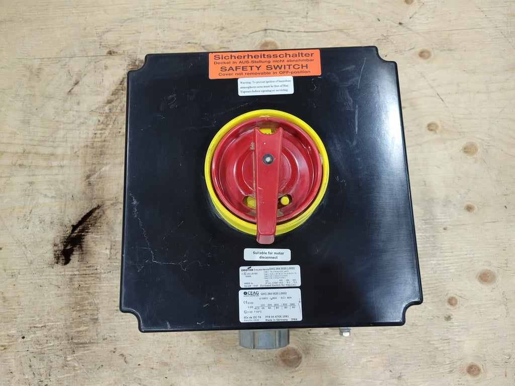 COOPER 80 Amp Safety Switch GHG 264 0020 L0002