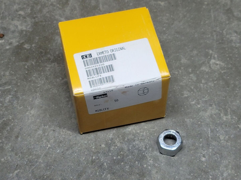 PARKER FILTRATION 18mm Hydraulic Union Nut Fitting M18LCFX (Box of 50)
