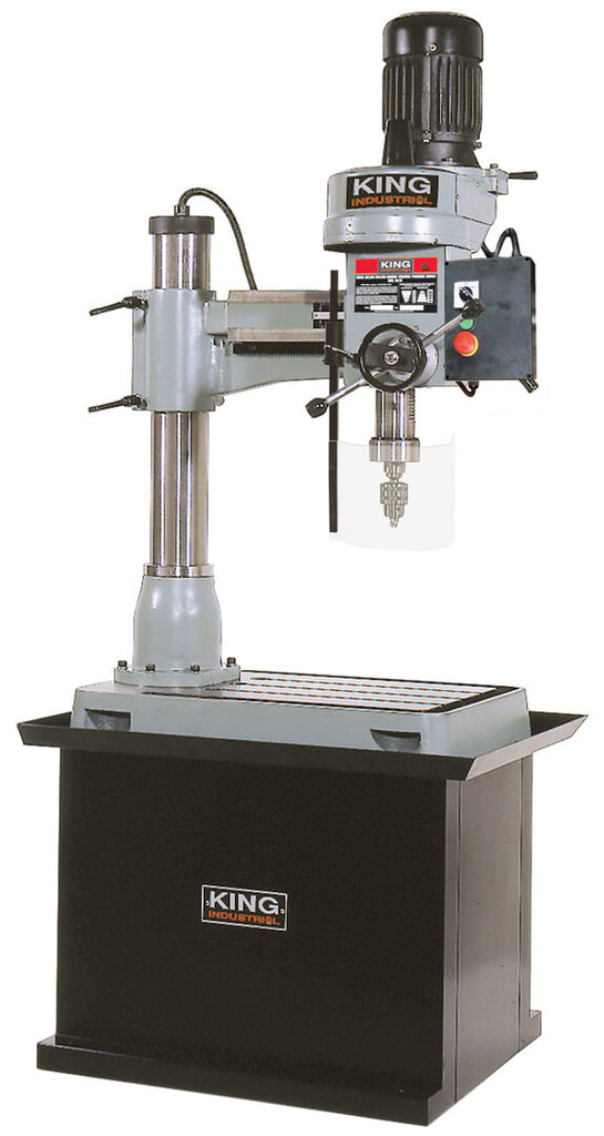 KING CANADA Radial Drilling Machine w/ Safety Guard & Stand No. KC-35/SS-35