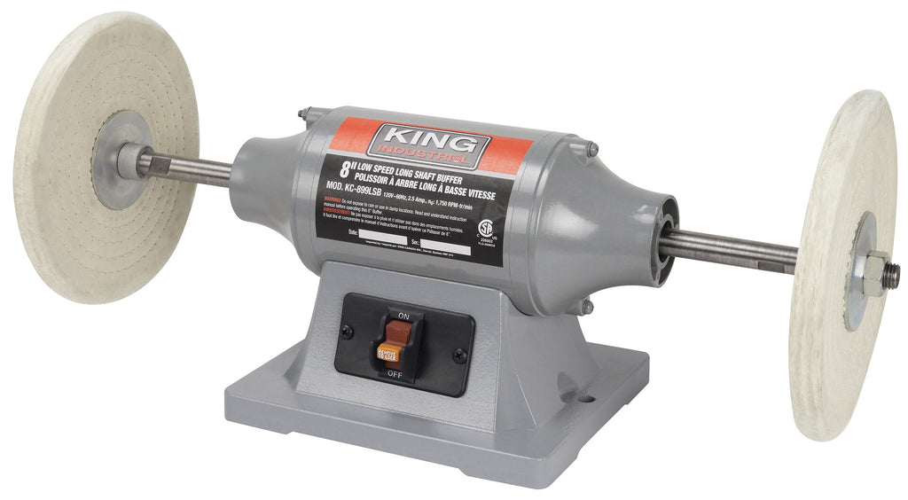 KING CANADA 8" Low Speed Long Shaft Buffer No. KC-899LSB