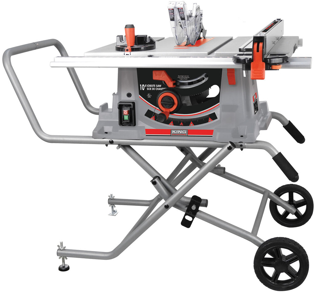 KING CANADA 10" Jobsite Saw with Folding Stand No. KC-5100NS 