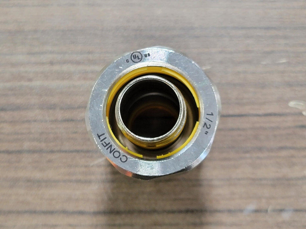CONFIT 1/2" Stainless Sealtite Liquidtight Connector LTC0015SS (Box of 20/Qty)