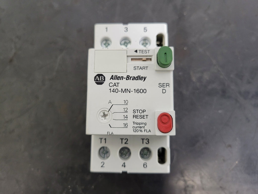 ALLEN-BRADLEY 10-16 Amp Manual Motor Starter 140-MN-1600