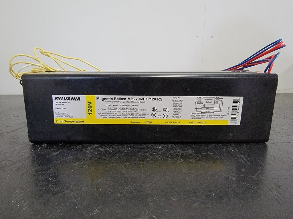 SYLVANIA 120 Volts 2 Lamp  Magnetic Ballast MB2X96/HO/120 RS