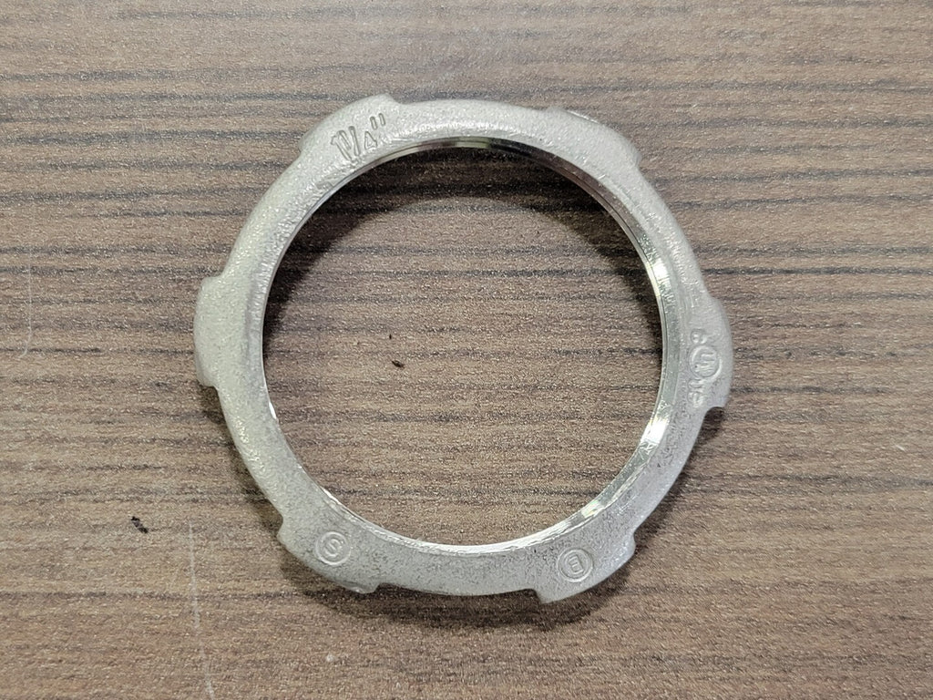 1-1/4" Stainless Steel Conduit Locknut (Bag of 105/Qty)