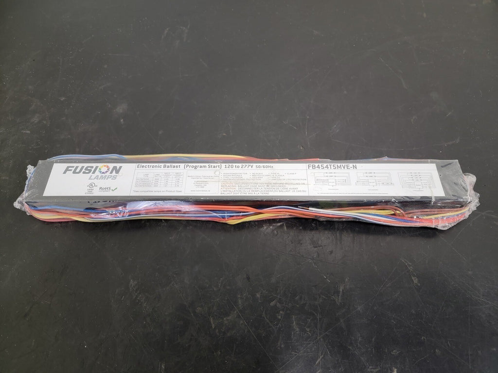 FUSION 120 Volts, 4 Lamp Electronic Ballast FB454T5MVE-N 