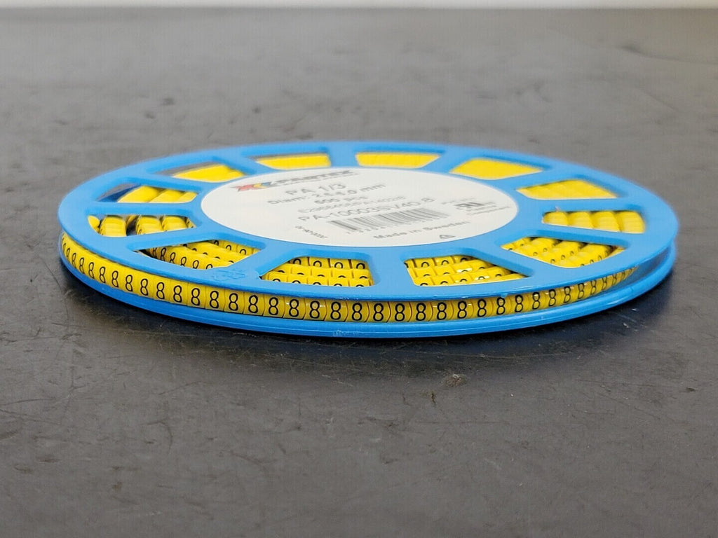 PARTEX PA 1/3 Character 8 Cable Marker PA-10003SV40.8