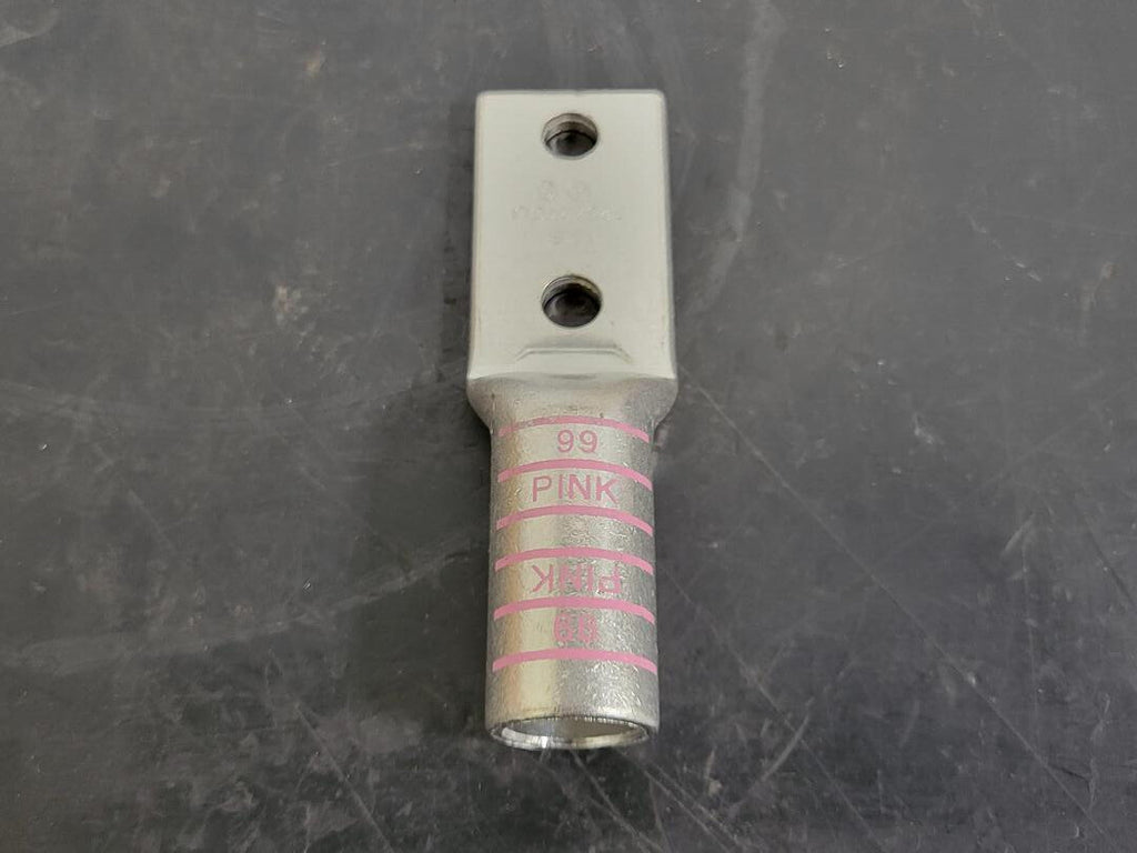 THOMAS BETTS Two Hole Copper Lug 1/2" Bolt Long Barrel Blind End (Box of 6)