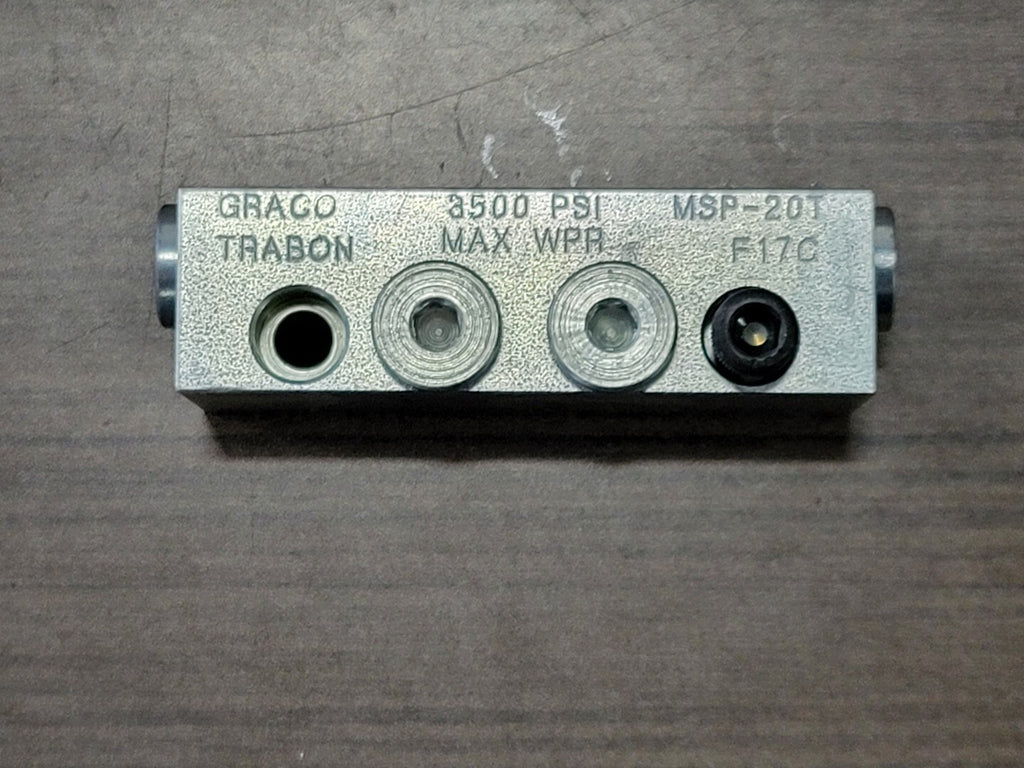 GRACO TRABON Modular Divider Valve Block MSP-20T