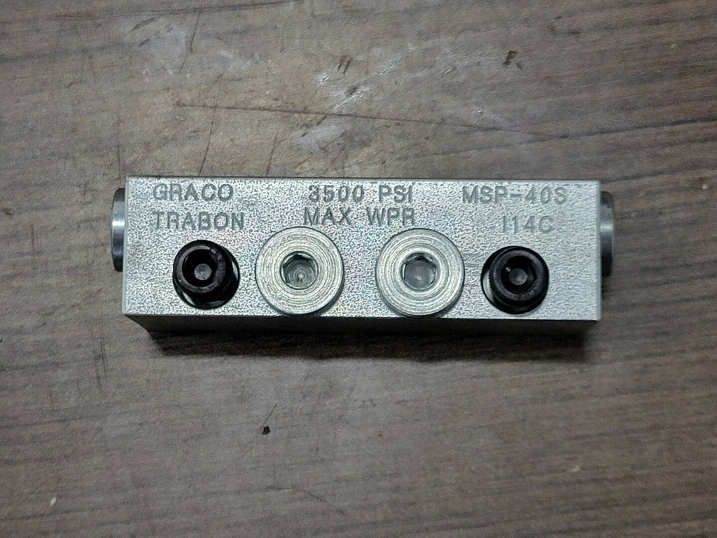 GRACO TRABON Modular Divider Valve Block MSP-40S