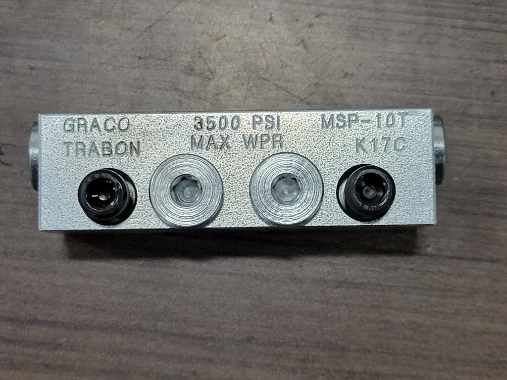 GRACO TRABON Modular Divider Valve Block MSP-10T