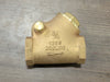 RED-WHITE 3/4" 200 WOG Bronze Check Valve N10162-075BR