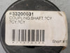 HUB CITY 1" Coupling Shaft 33200031