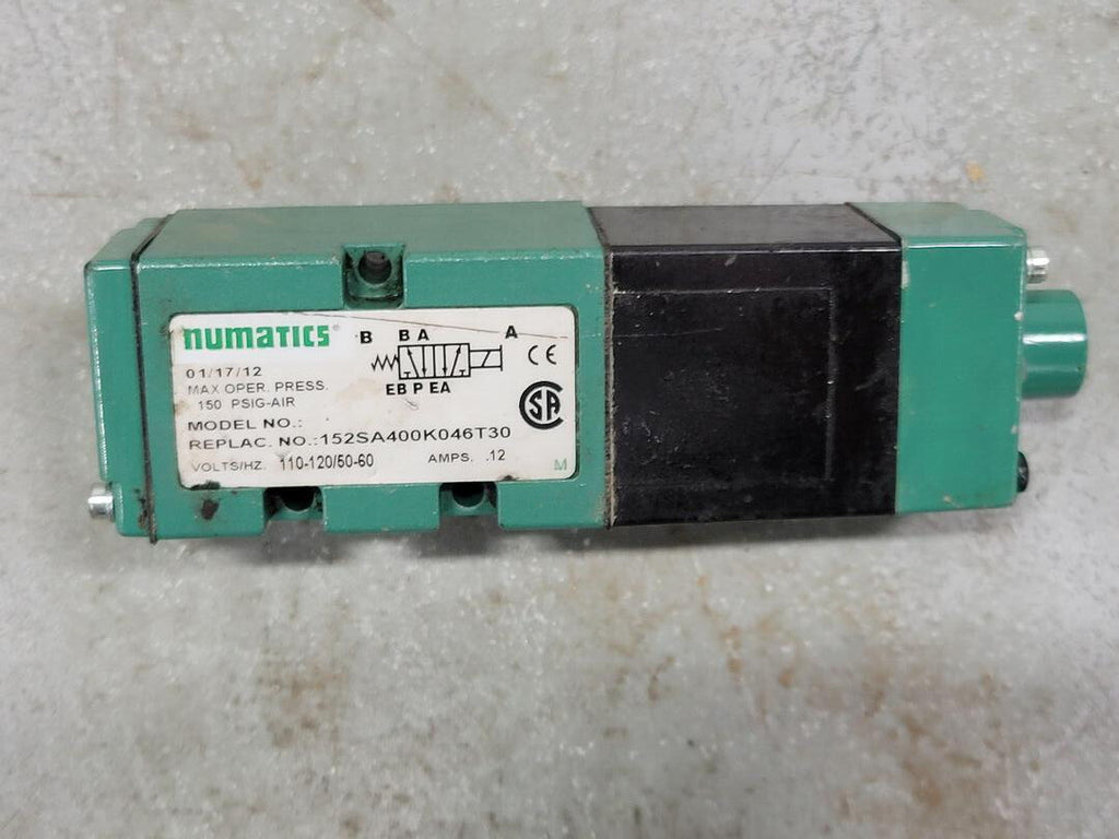 NUMATICS 4-Way Directional Control Solenoid Valve 152SA400K046T30
