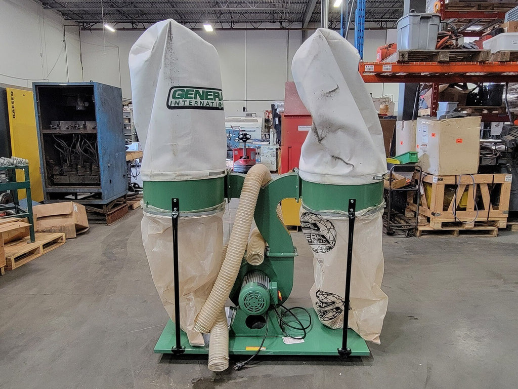 GENERAL MACHINERY 3HP, 2280CFM Chip Bag Collector 10-210M1