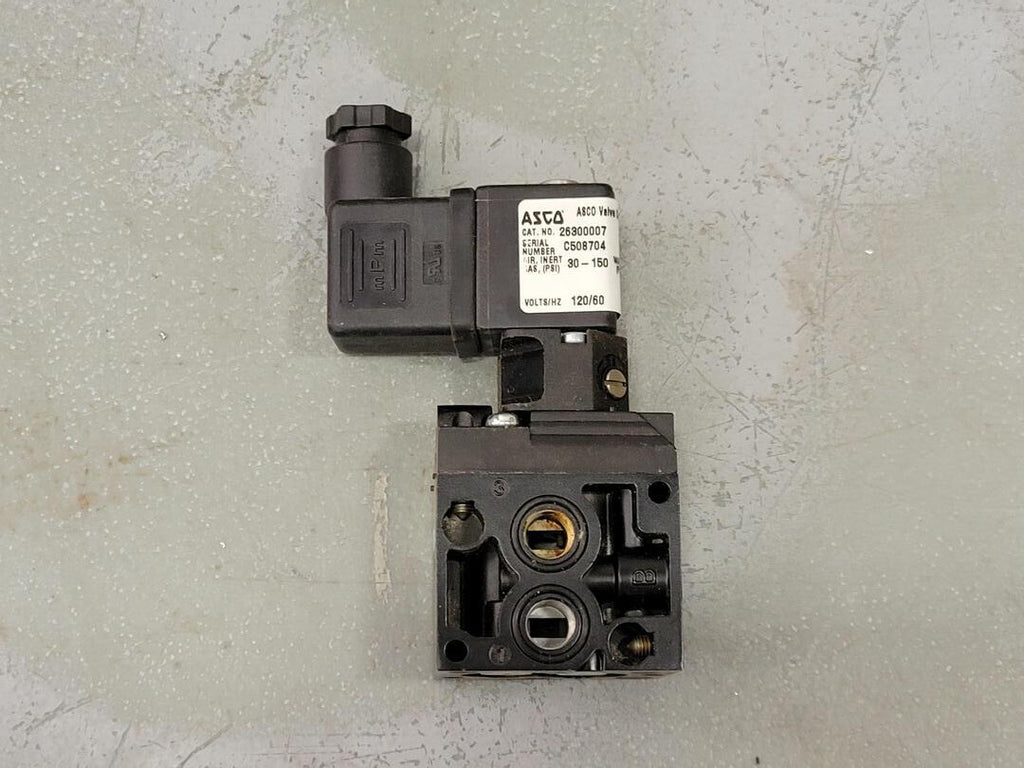 ASCO 1/8" NPT 120V Pneumatic Solenoid Valve 26300007