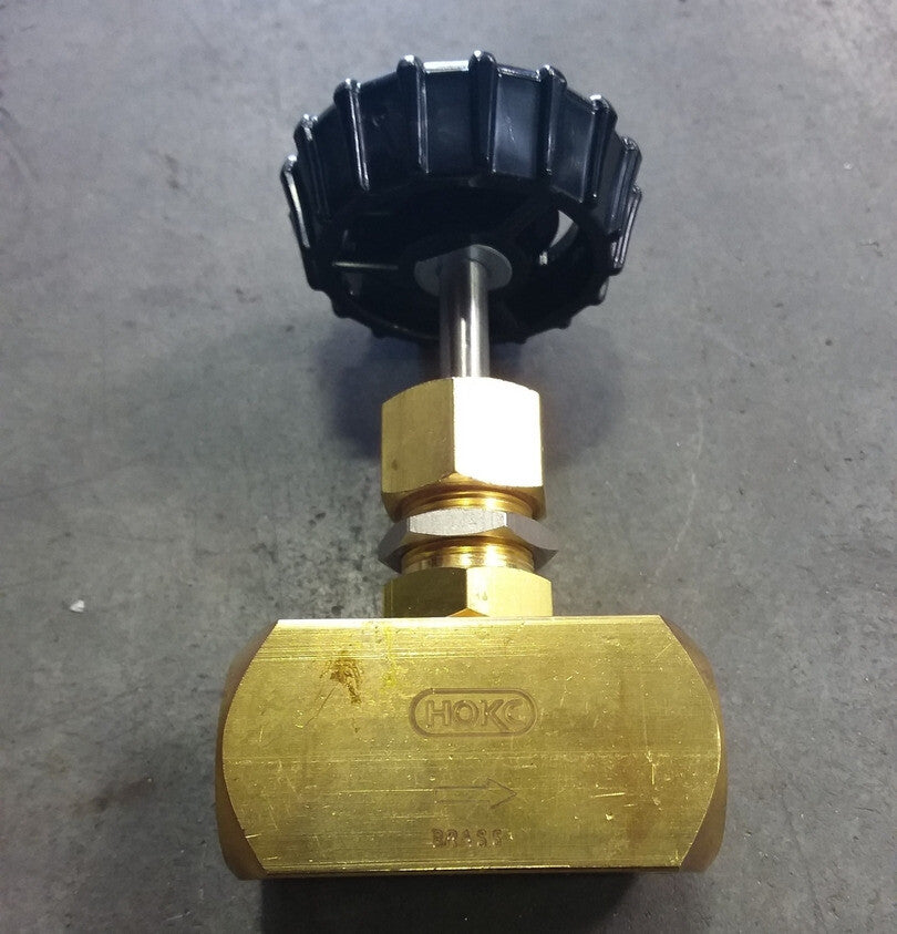 HOKE 3/8", Bar Stock, Screwed Bonnet Needle Valve 2112F6B