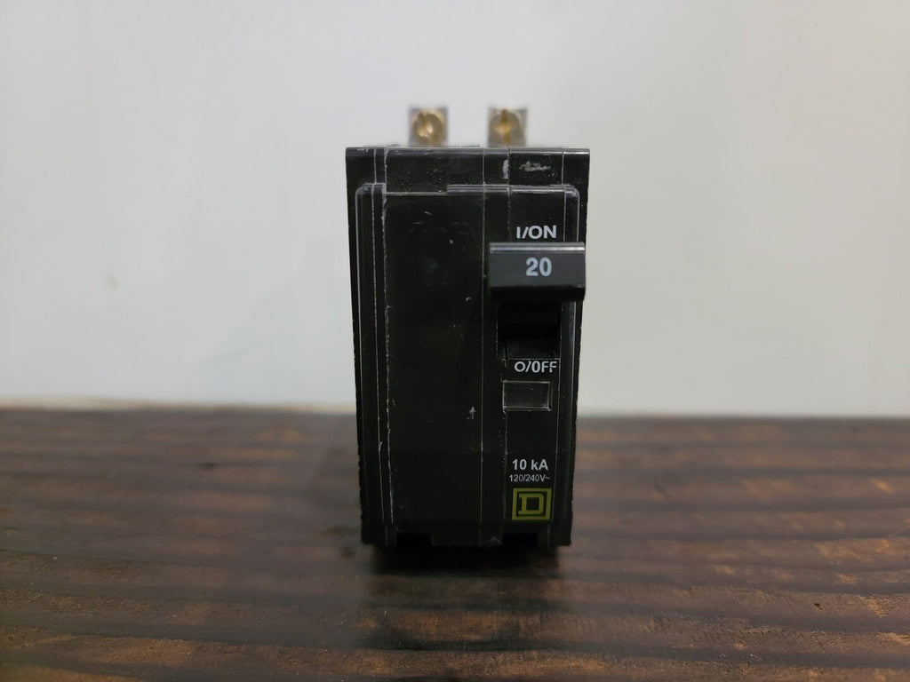 SQUARE D 20 Amp 2 Pole Circuit Breaker QOB220