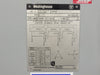 WESTINGHOUSE 300 kVA Transformer, 600 pri. volts, 208Y/120 sec. volts DT-3
