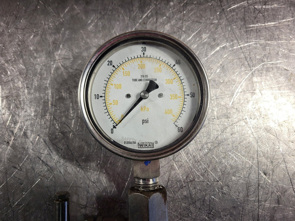 WIKA Pressure Gauge w/ Valve