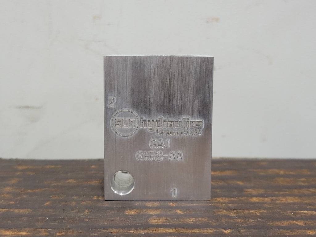 SUN HYDRAULICS CORP. Line Mount Manifold GAJ OHF8-AA