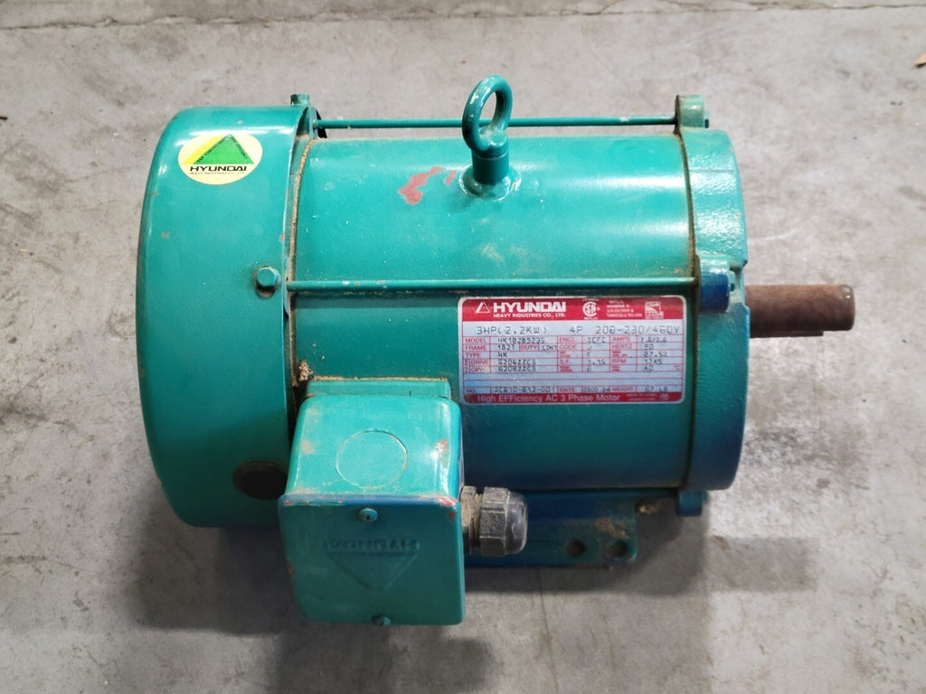 HYUNDAI 3 hp, 230/460 volts, 1745 rpm, 182T Electric Motor HK18285235