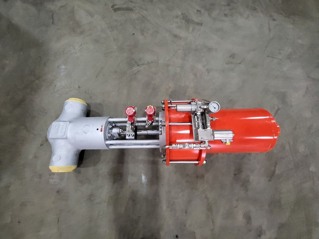 HP VALVES/KEY VALVE TECHNOLOGIES 6" Class 2500 Parallel Slide Gate Valve w/ Actuator P200-450RA
