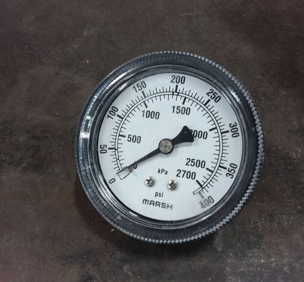 MARSH/BELLOFRAM 0-400 PSI Pressure Gauge J6260