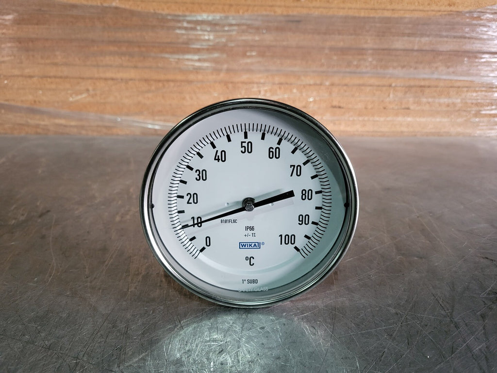 WIKA 0-100 psi Temperature Gauge