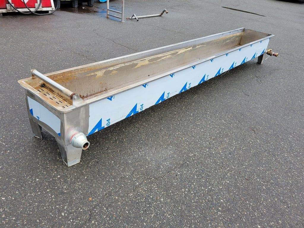 Stainless Steel Water Bath 159 x 22.5 x 23 in.
