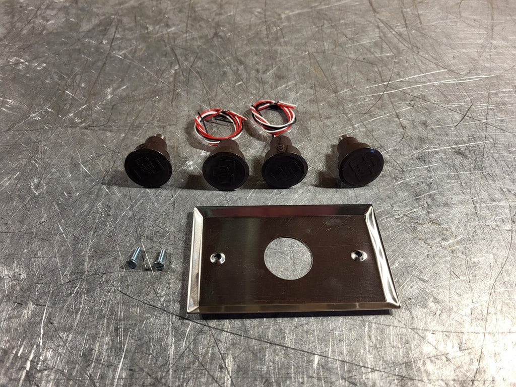 INTERLOGIX 1076-M Recessed Steel Door Magnetic Contact