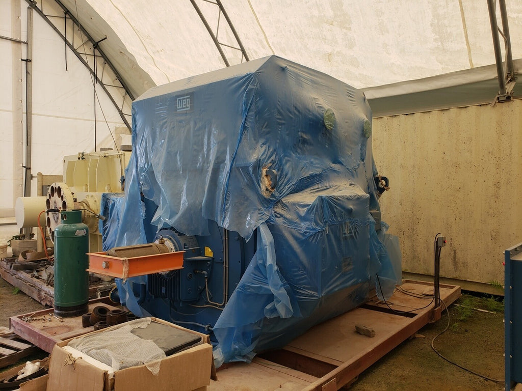WEG 6000 kW, 3300 Volts, 850 Rpm, 1077A Synchronous Motor